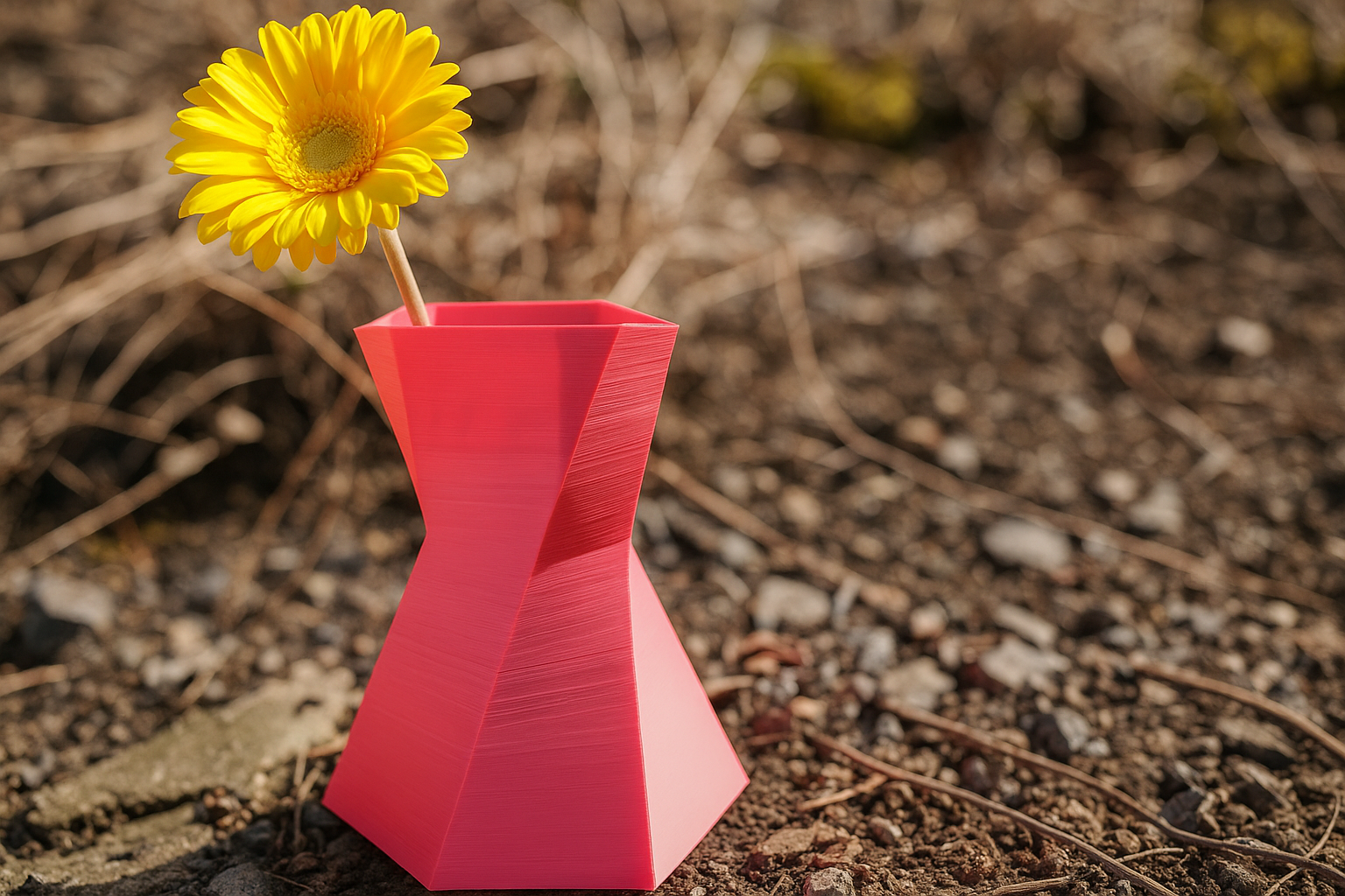 impression 3d d'un pot de fleur